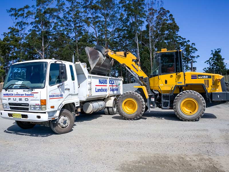 landscaping supplies, including soil and compost delivery in nambucca