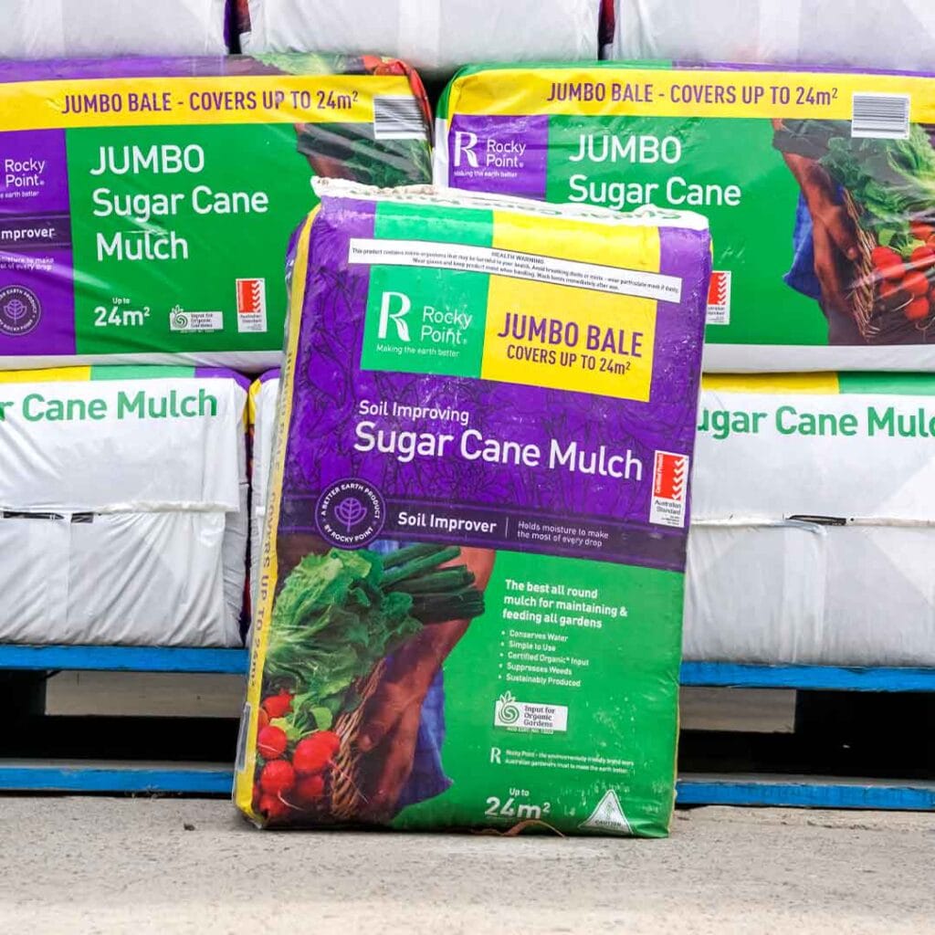 sugar cane mulch delivery - landscape supplies in grafton