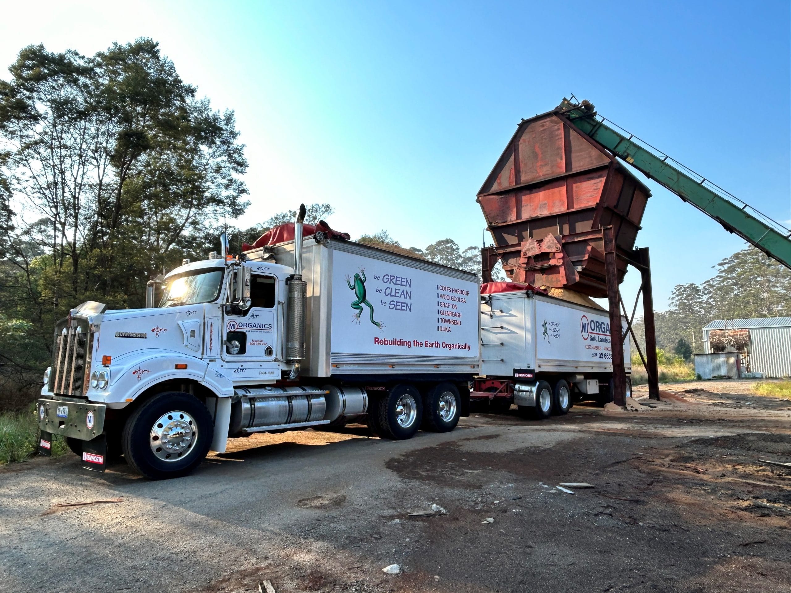 sugar cane mulch delivery