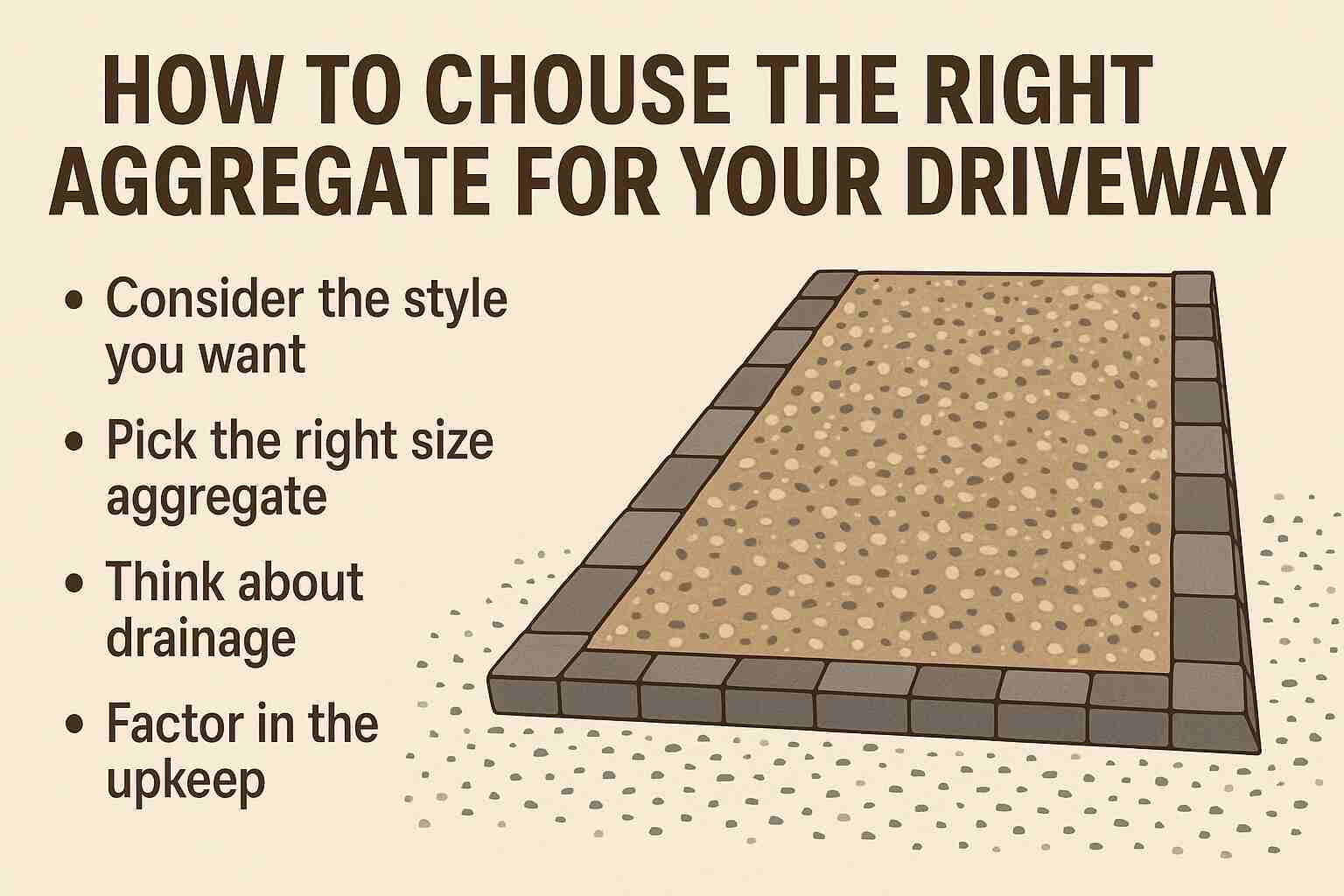 aggregate for a driveway