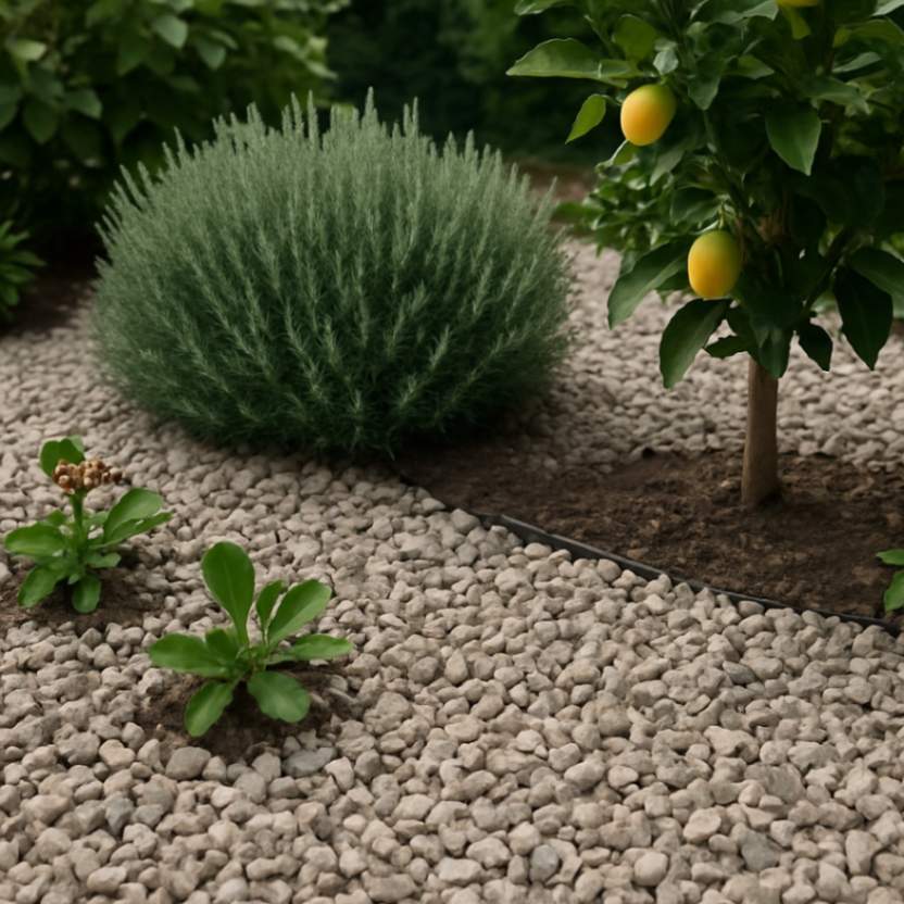 garden crushed stone from mi organics