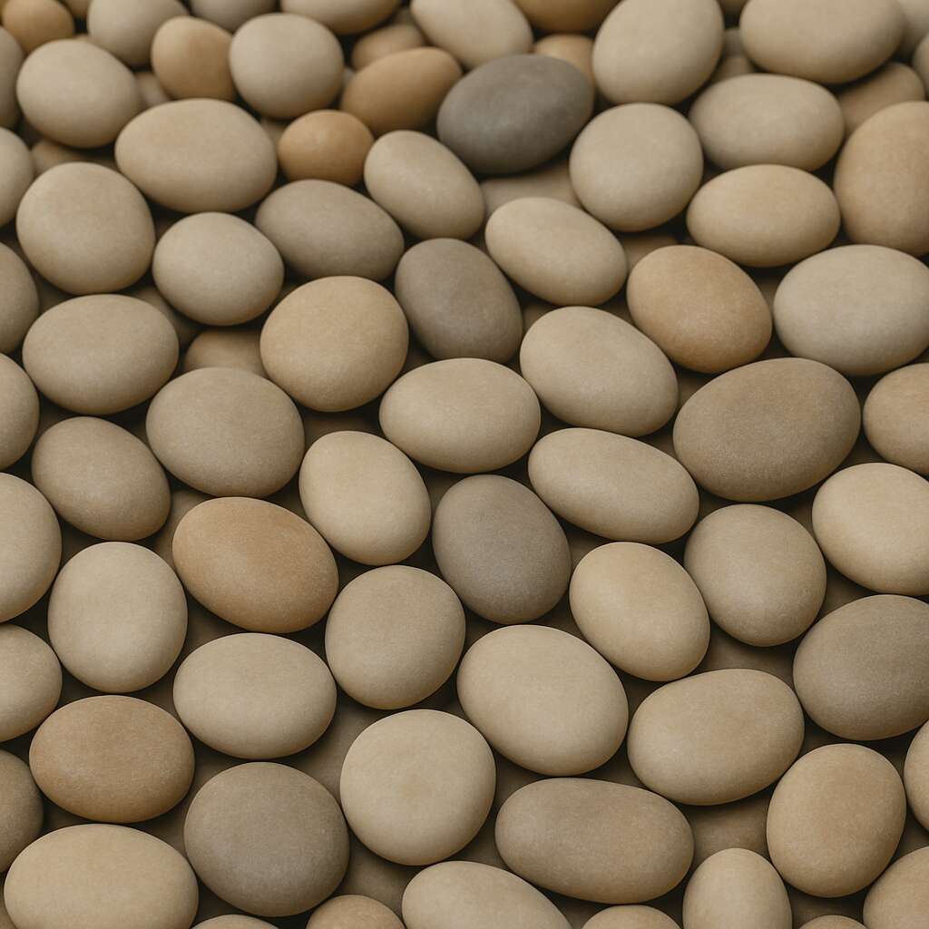 smooth pebbles for comfort