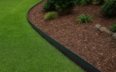 Can you use steel lawn edging on curves and slopes