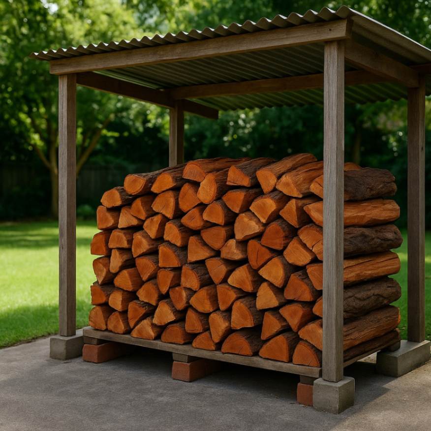 how to store firewood correctly